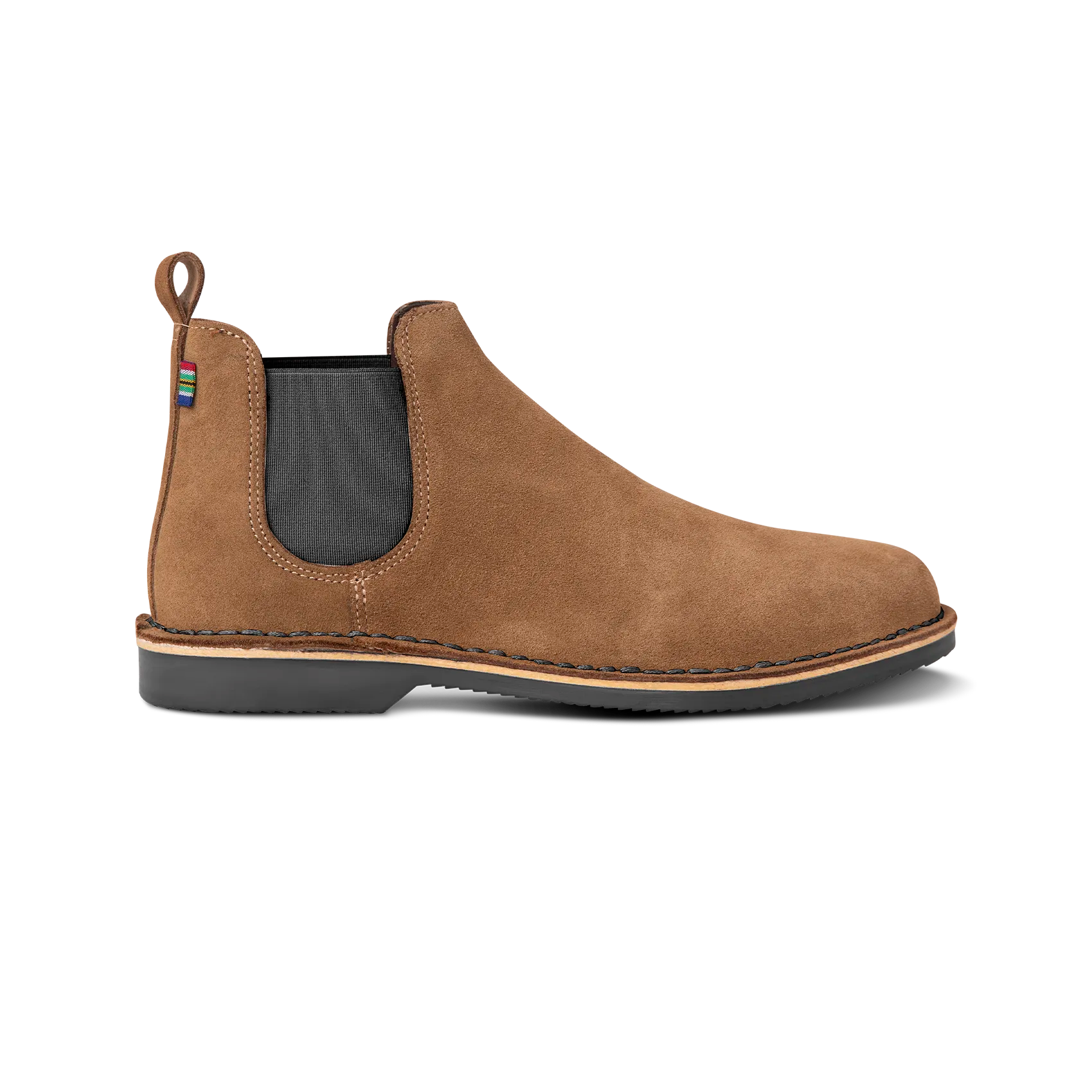 フラメンコ Veldskoen Chelsea Boot Safari (Black Sole)