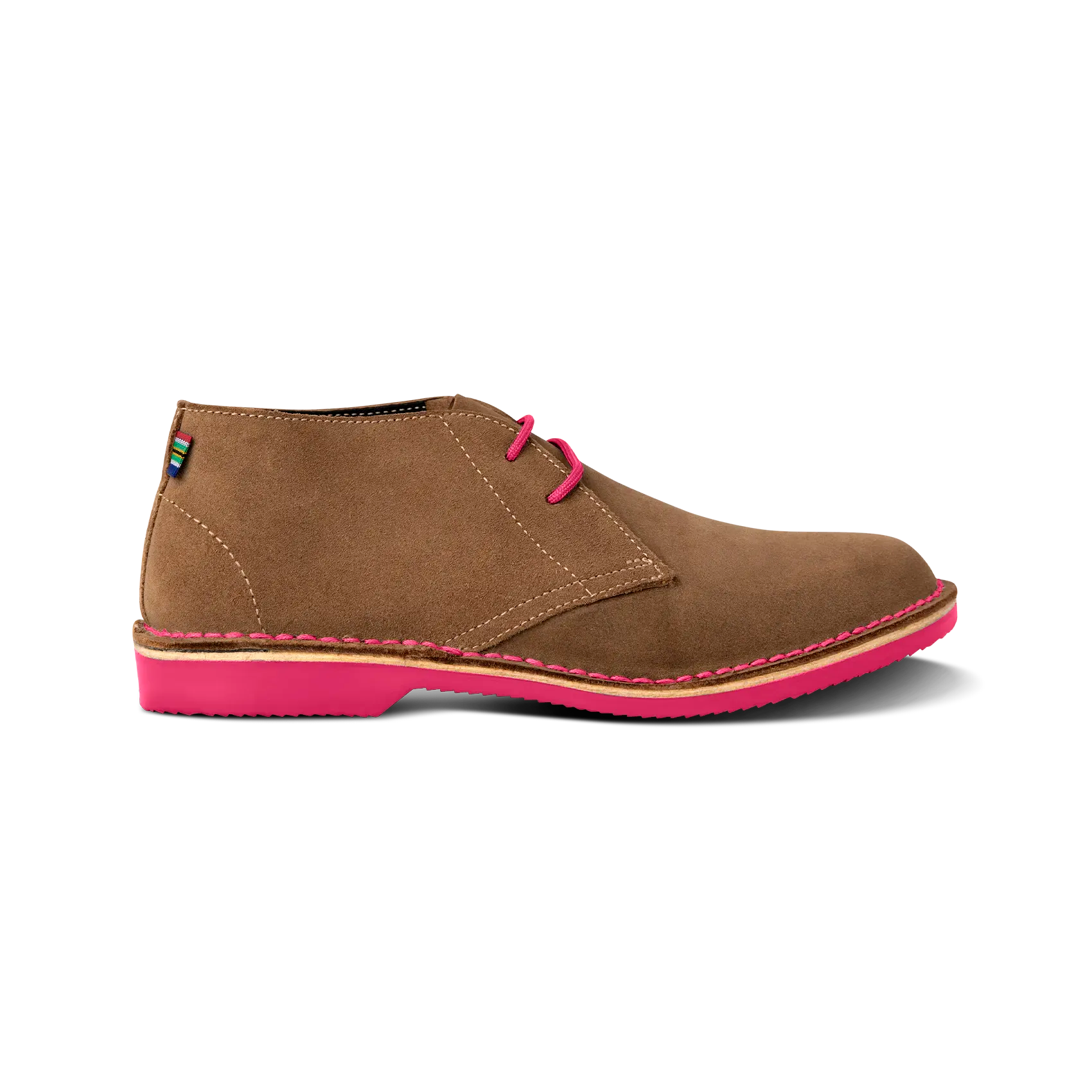 Veldskoen Heritage Hadeda (Hot Pink Sole)
