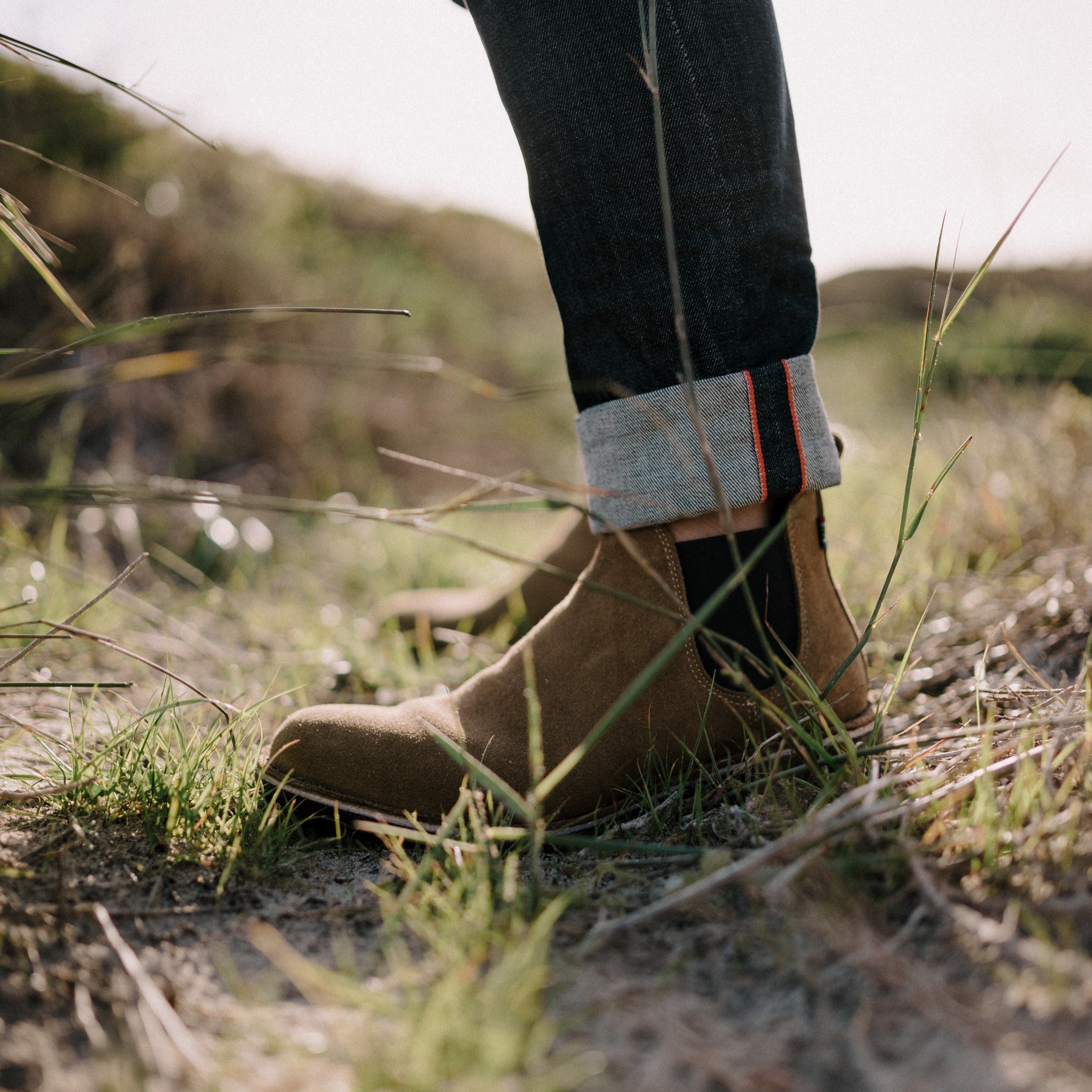 Veldskoen Chelsea Boot Safari (Black Sole)