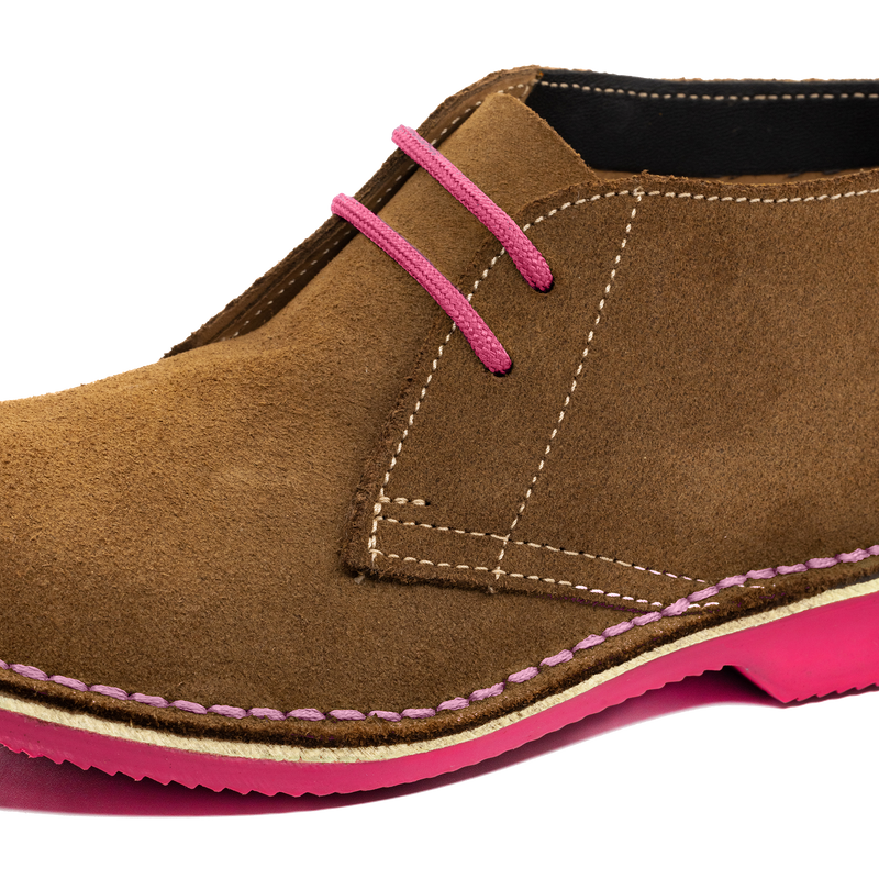 VELDSKOEN HERITAGE HADEDA (HOT PINK SOLE - LEATHER SHOE)