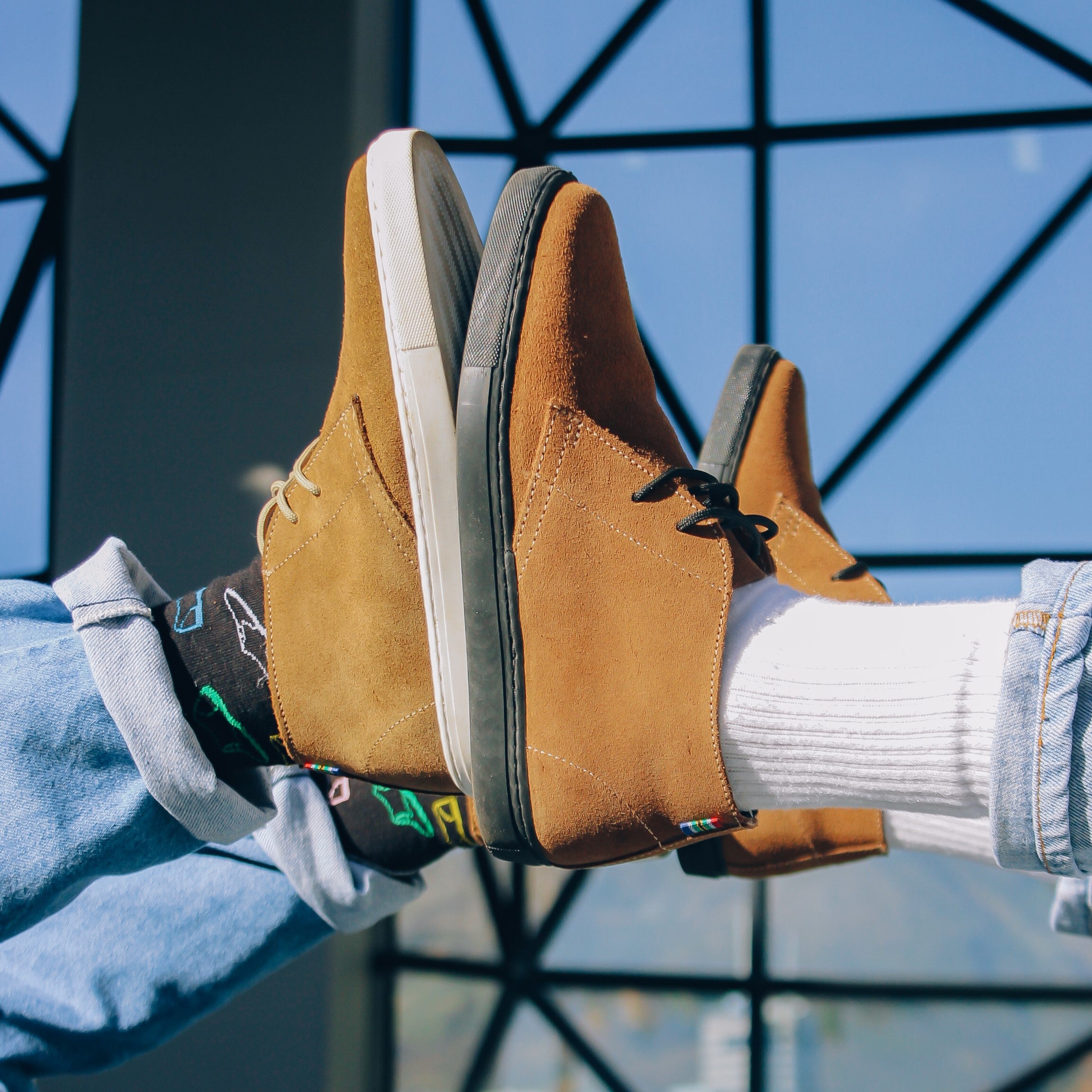 Veldskoen Kwaito Sneaker (Black Sole - Leather Shoe)