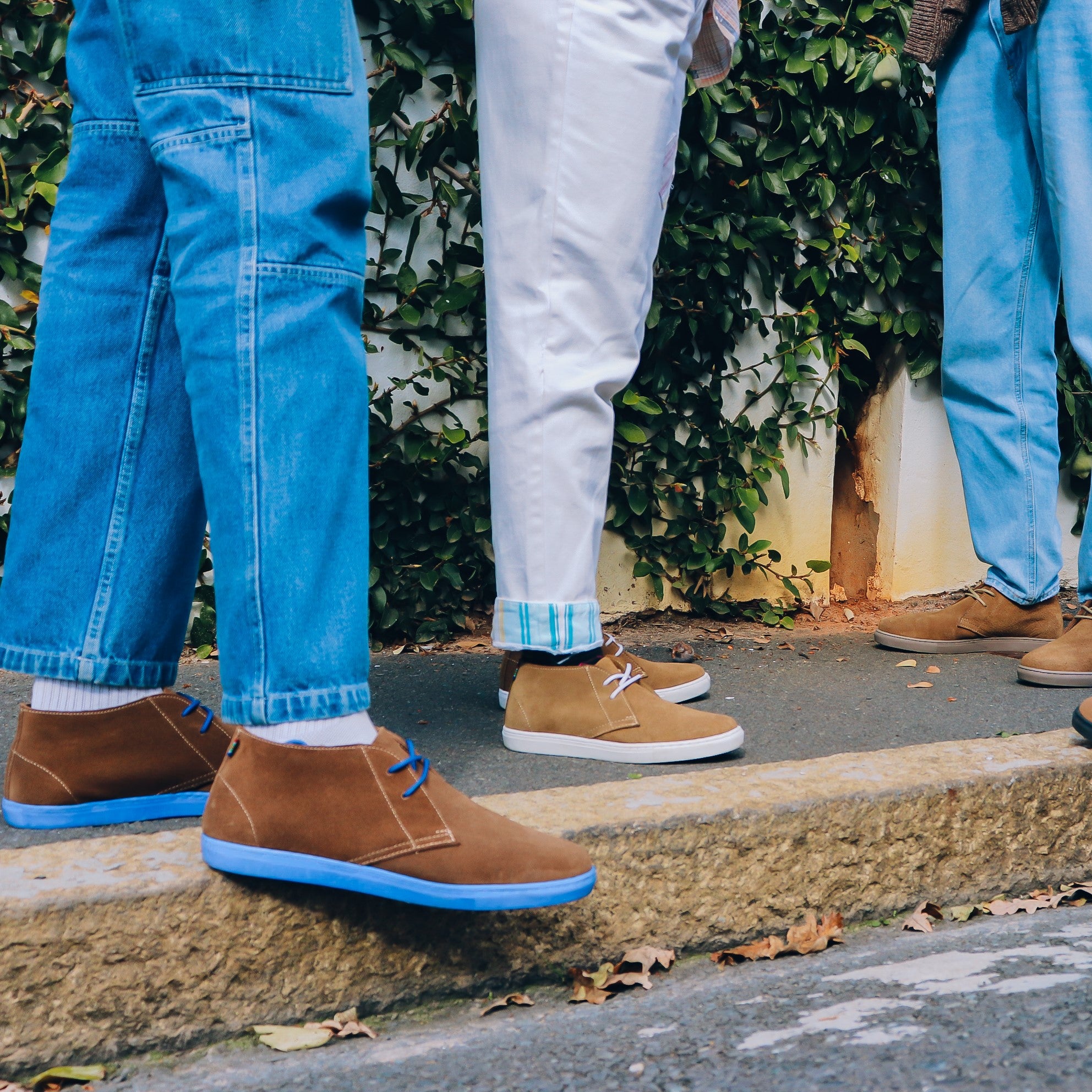 Veldskoen Langarm Sneaker (Blue Sole - Leather Shoe)