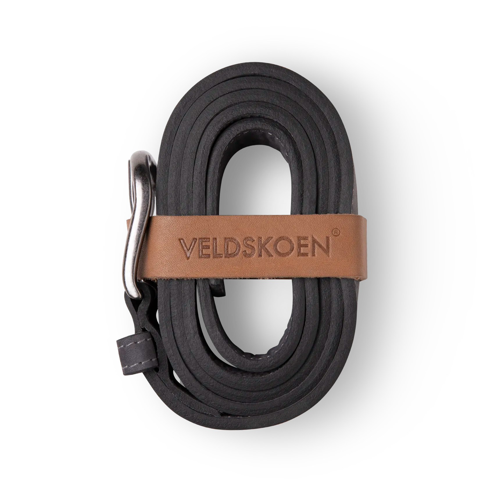 Full Grain Charcoal Belt 30mm (Charcoal Detail)