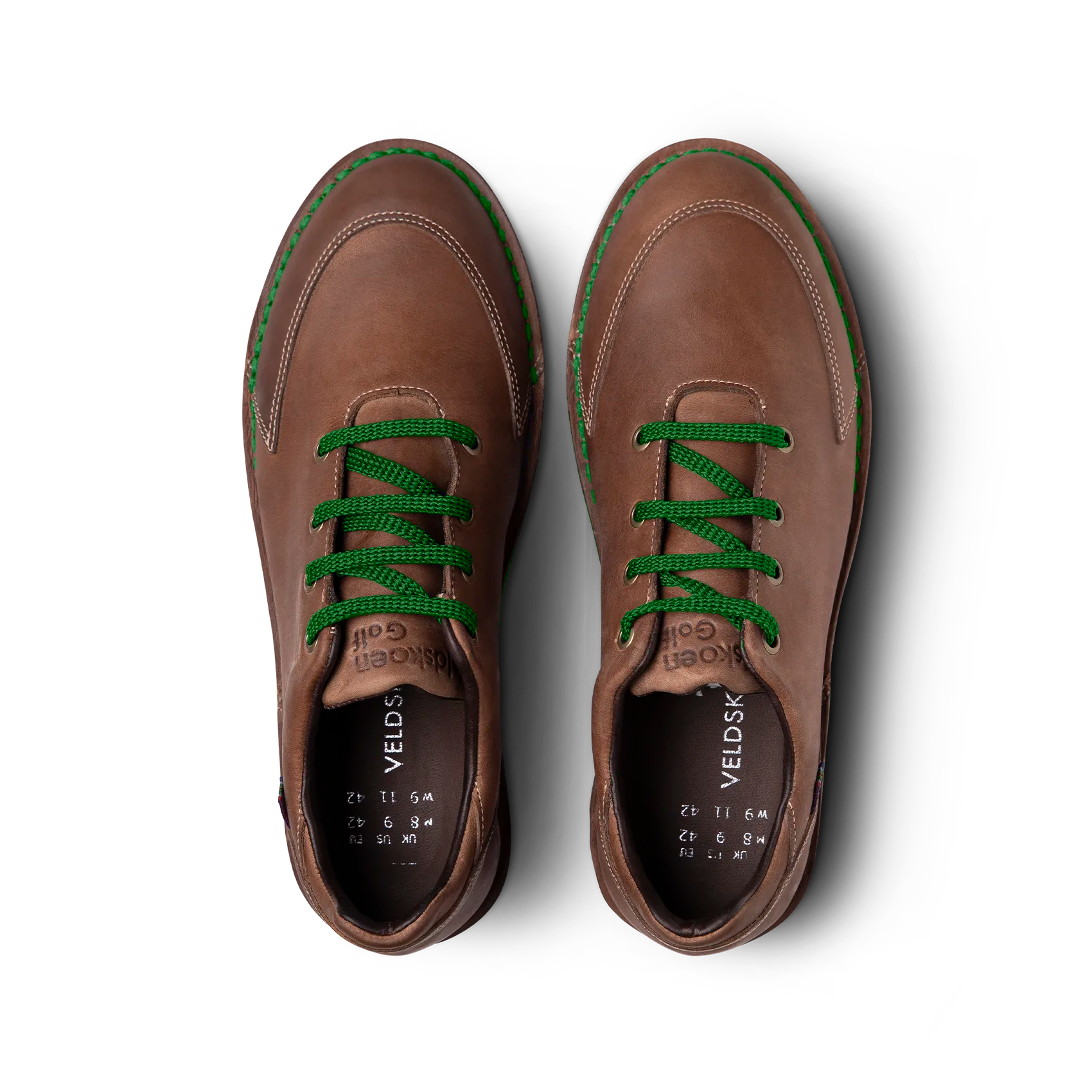 Veldskoen Lowveld Loft Golf Shoe (Green Sole)