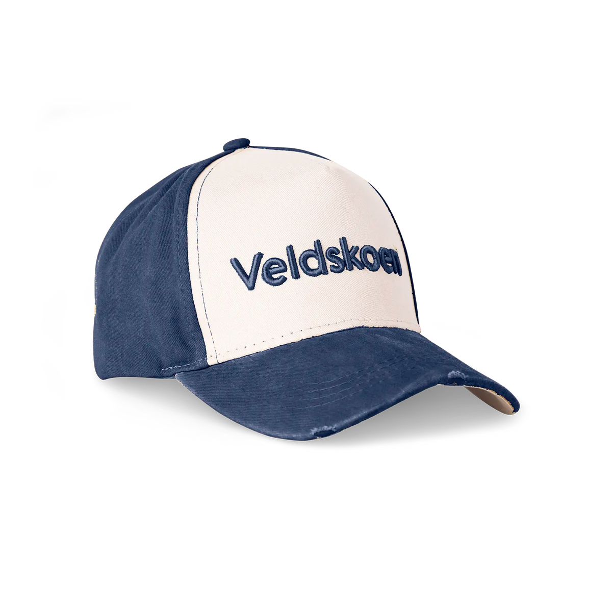 Veldskoen Navy & White Stone Washed Cap