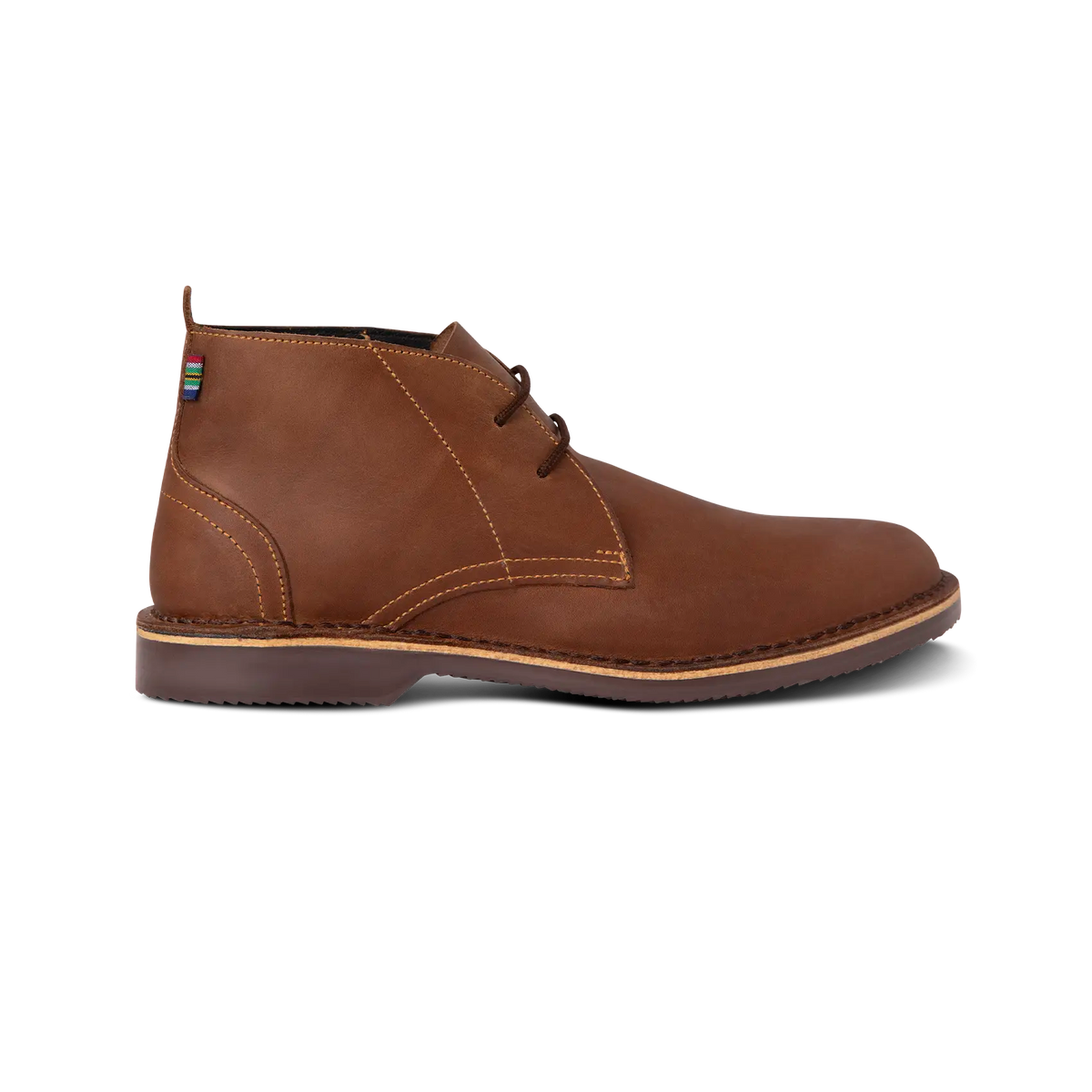 Veldskoen Chukka Boots Shoes Mens Size 7 Suede Brown Red Laces Soles Africa Veldskoen Chukka (Brown Sole) main image 2