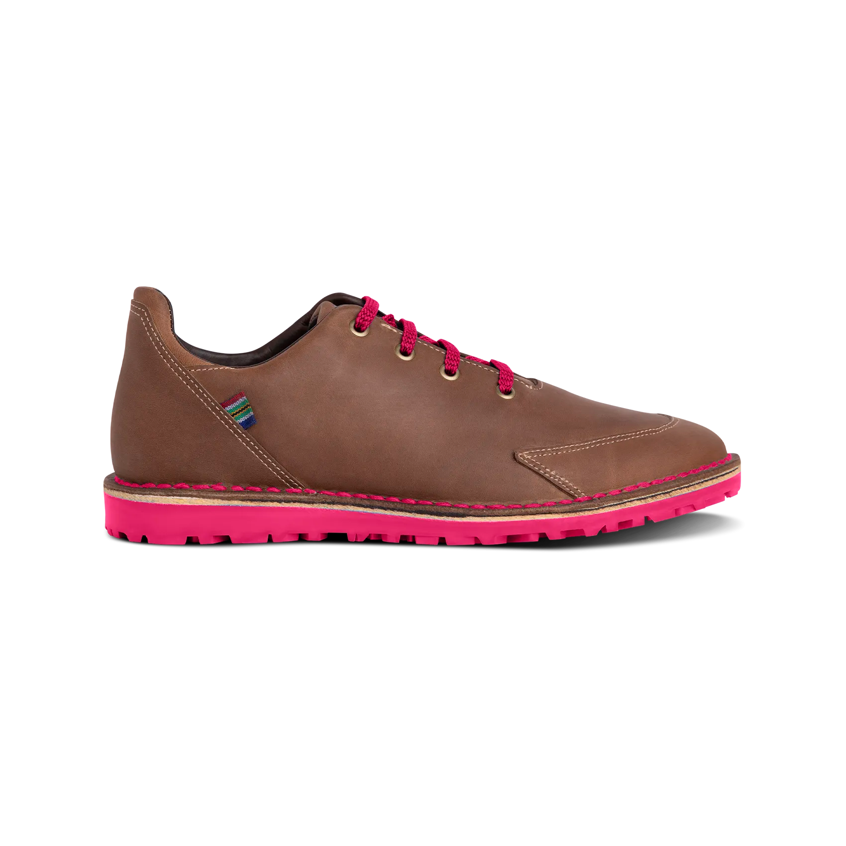 Veldskoen Hadeda Loft Golf Shoe (Hot Pink Sole)