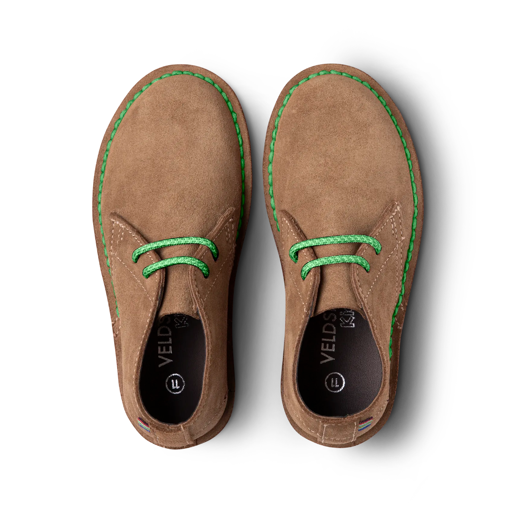 Veldskoen Kids Cooper the Croc (Green Sole)