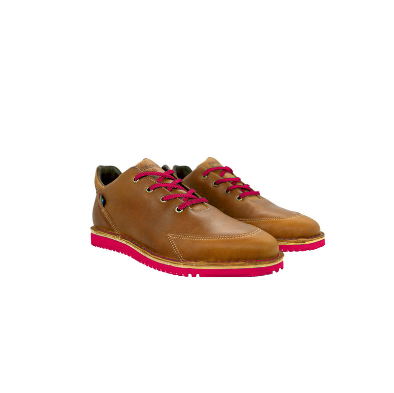 Veldskoen Hadeda Loft Golf Shoe (Hot Pink Sole)