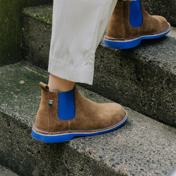 Veldskoen Chelsea Boot J-Bay Blue