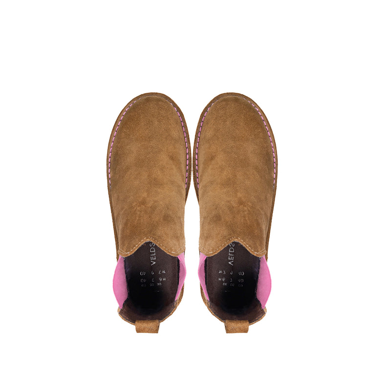 Veldskoen Chelsea Boot Uhambo Pink