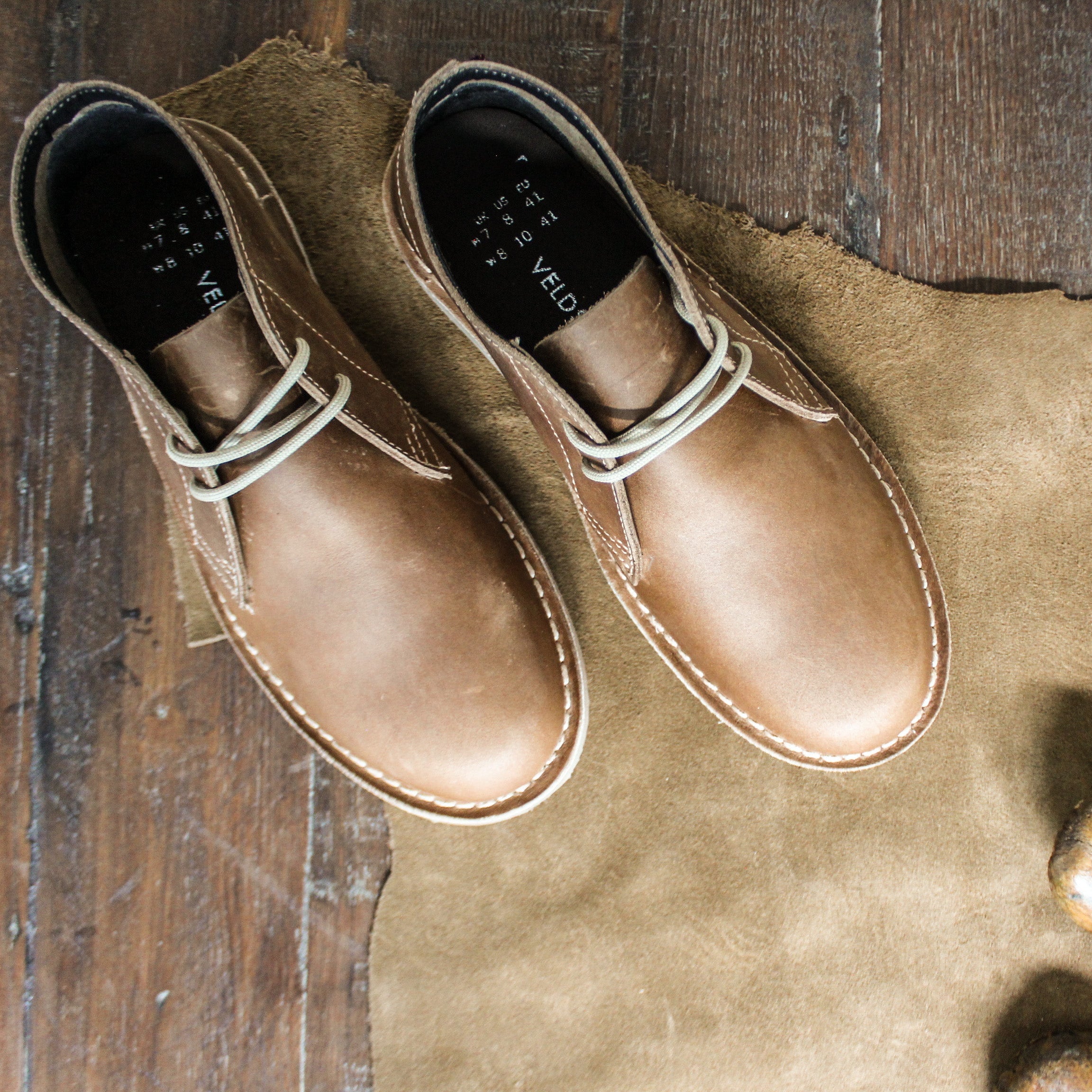 Veldskoen Heritage Origin Crepe Sole Leather Shoe